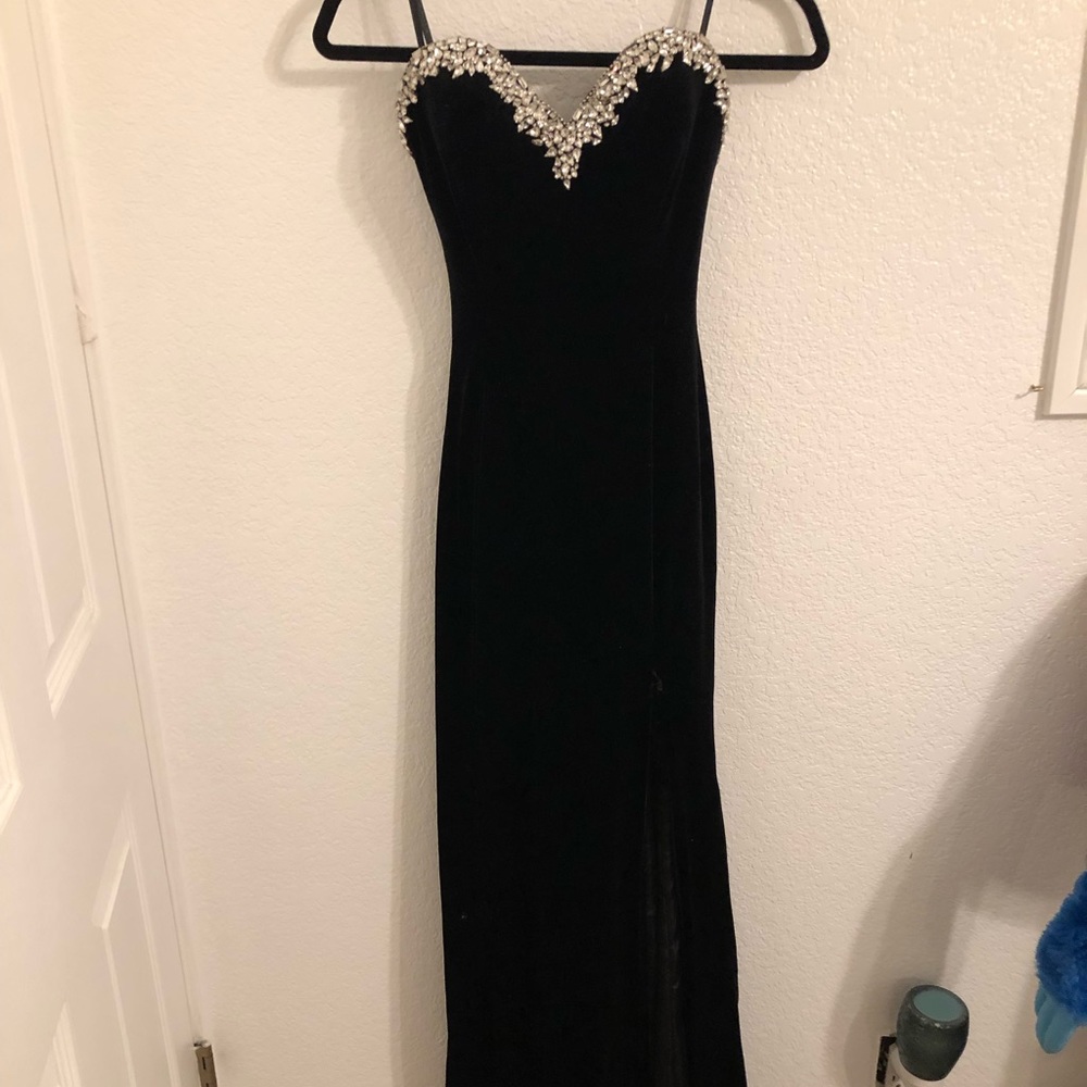 Velvet Black Gown